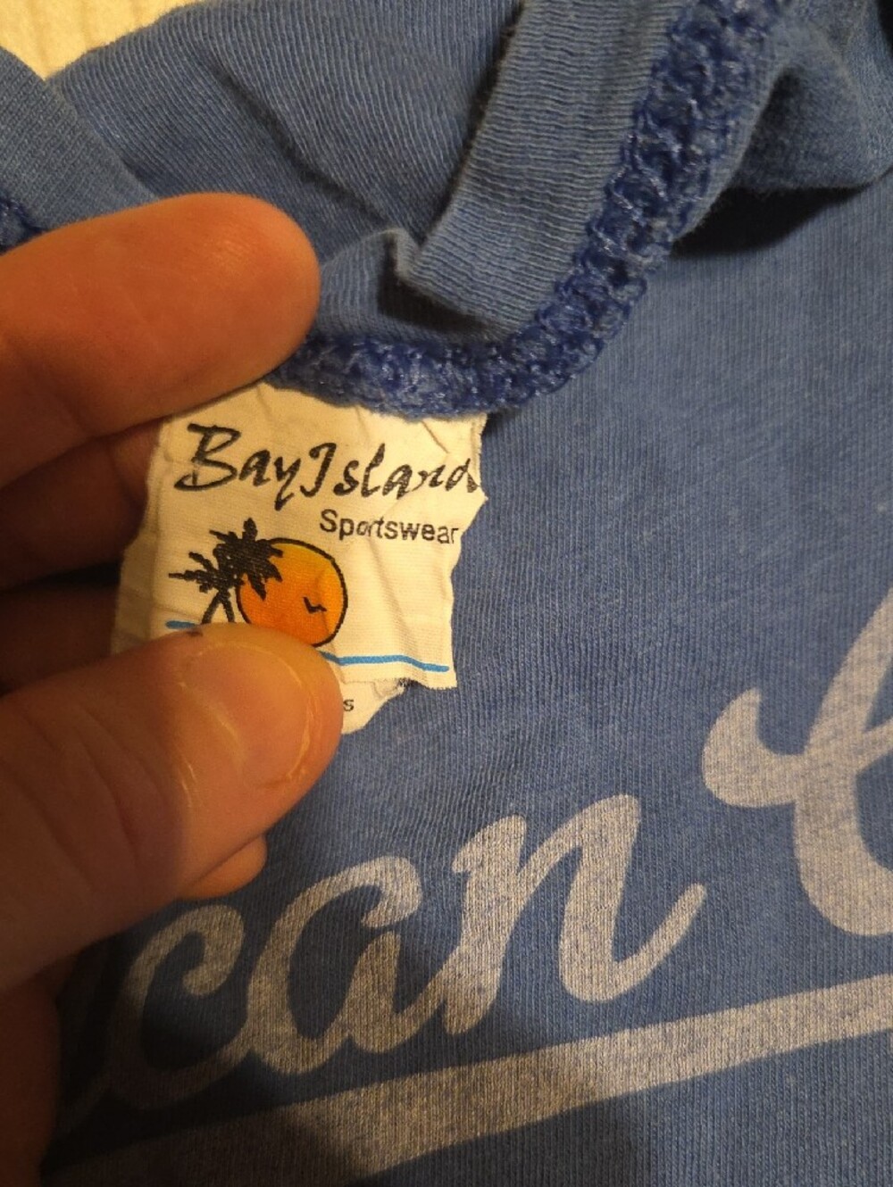 American Girl Blue Graphic Tee with Script Logo - Picture 7 of 7